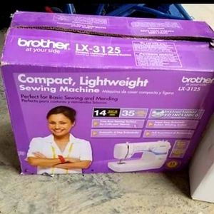 Brothers sewing machine with 2full boxes of fabric
